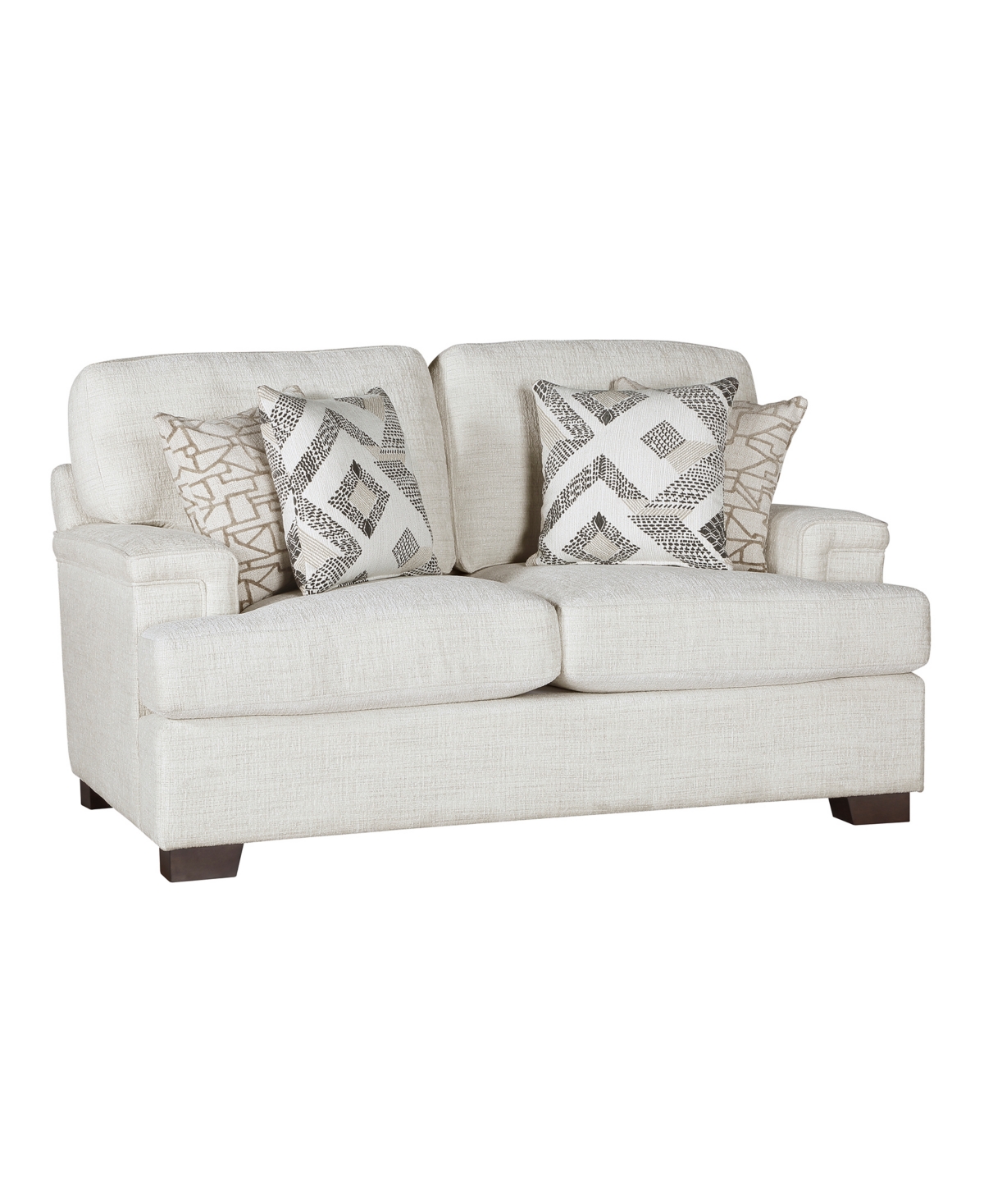 Homelegance White Label Casoria 66" Love Seat In Cream