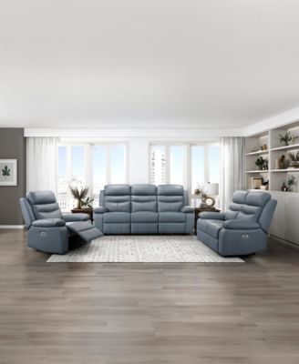 White Label Rittman 97" Power Double Reclining Sofa