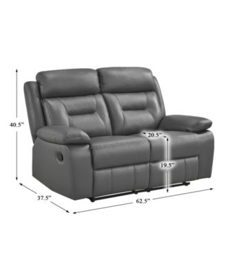 White Label Corvallis 63" Double Reclining Love Seat