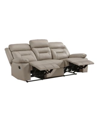 White Label Corvallis 87" Double Reclining Sofa