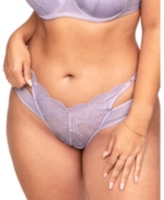 Adore Me Plus Size Kaia Cheeky Panty - Medium purple