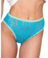 Adore Me Women's Stina High Cut Panty - Medium blue