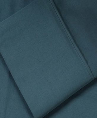 300-Thread Count Solid Cotton Percale Pillowcases, Set of 2, King