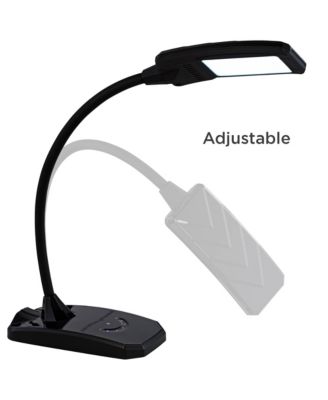 Ricky Modern Desk Lamp 13 3/4" High Black with USB Charging Port LED Gooseneck Touch On Off Dimmer for Bedroom Bedside Office House Desk
