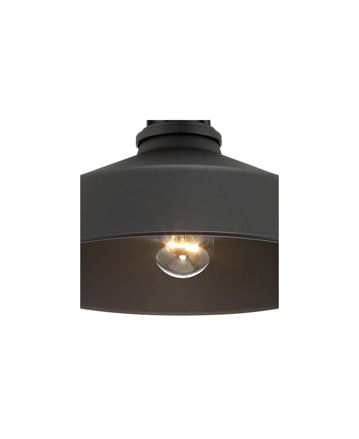 Arnett Rustic Industrial Semi Flush-Mount Urban Barn Outdoor Ceiling Light Semi Flush Mount FixtureAluminum 12