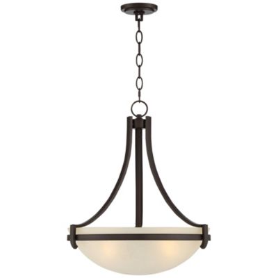 Mallot Pendant Chandelier with 4-Light Industrial Champagne Glass Bowl Shade Fixture
