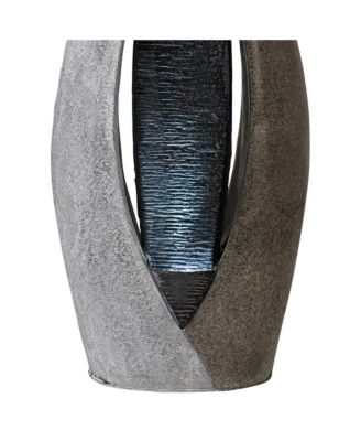 Dancing Couple 57" High Large Modern Indoor Outdoor Decor Faux Stone Floor Fountain with Light LED Outside