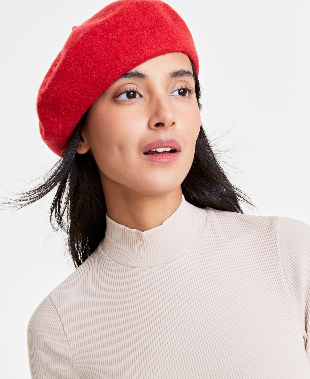 On 34th Women's Solid Beret, Created for Macy's