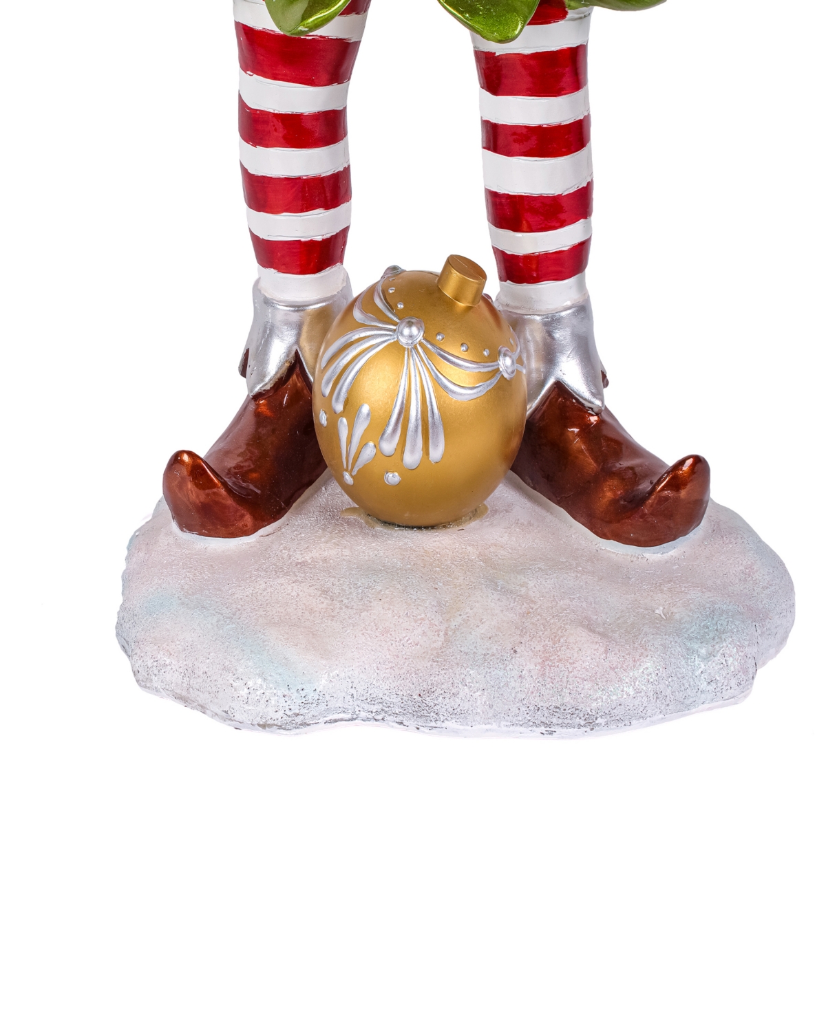 National Tree Company Pre-lit Fiddle Playing Pixie Elf 3 Ft In Gold