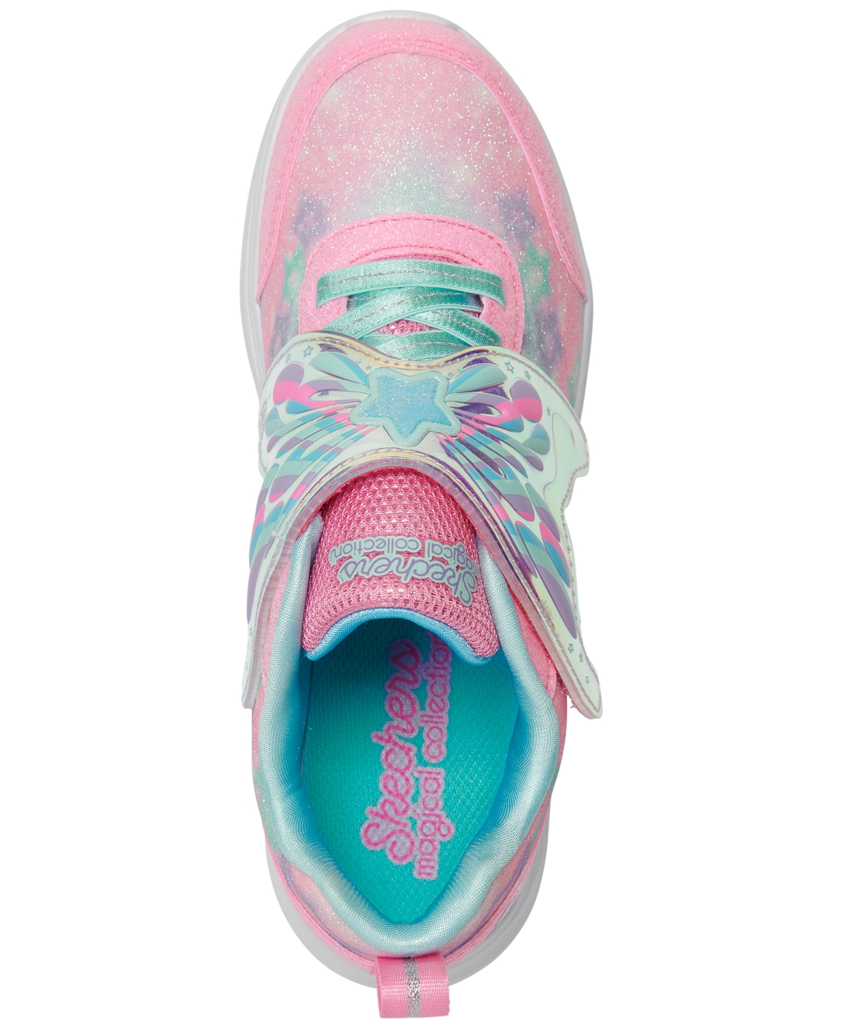 Skechers Little Girls' Slip-Ins: Glimmer Kicks - Fairy Chaser Casual Sneakers from Finish Line -Turquoise