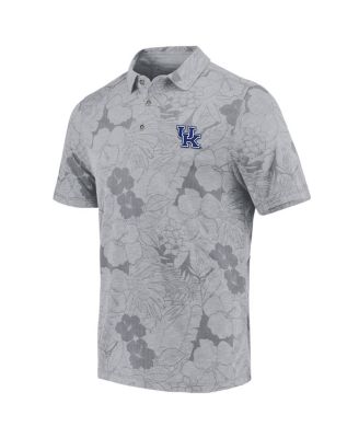 Men's Gray Kentucky Wildcats Miramar Blooms Polo Shirt