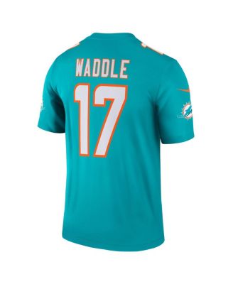 Men's Jaylen Waddle Aqua Miami Dolphins Legend Jersey