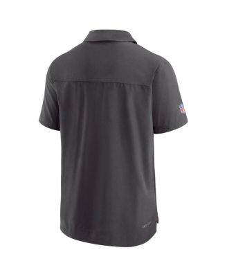 Men's Black Atlanta Falcons Sideline Lockup Performance Polo