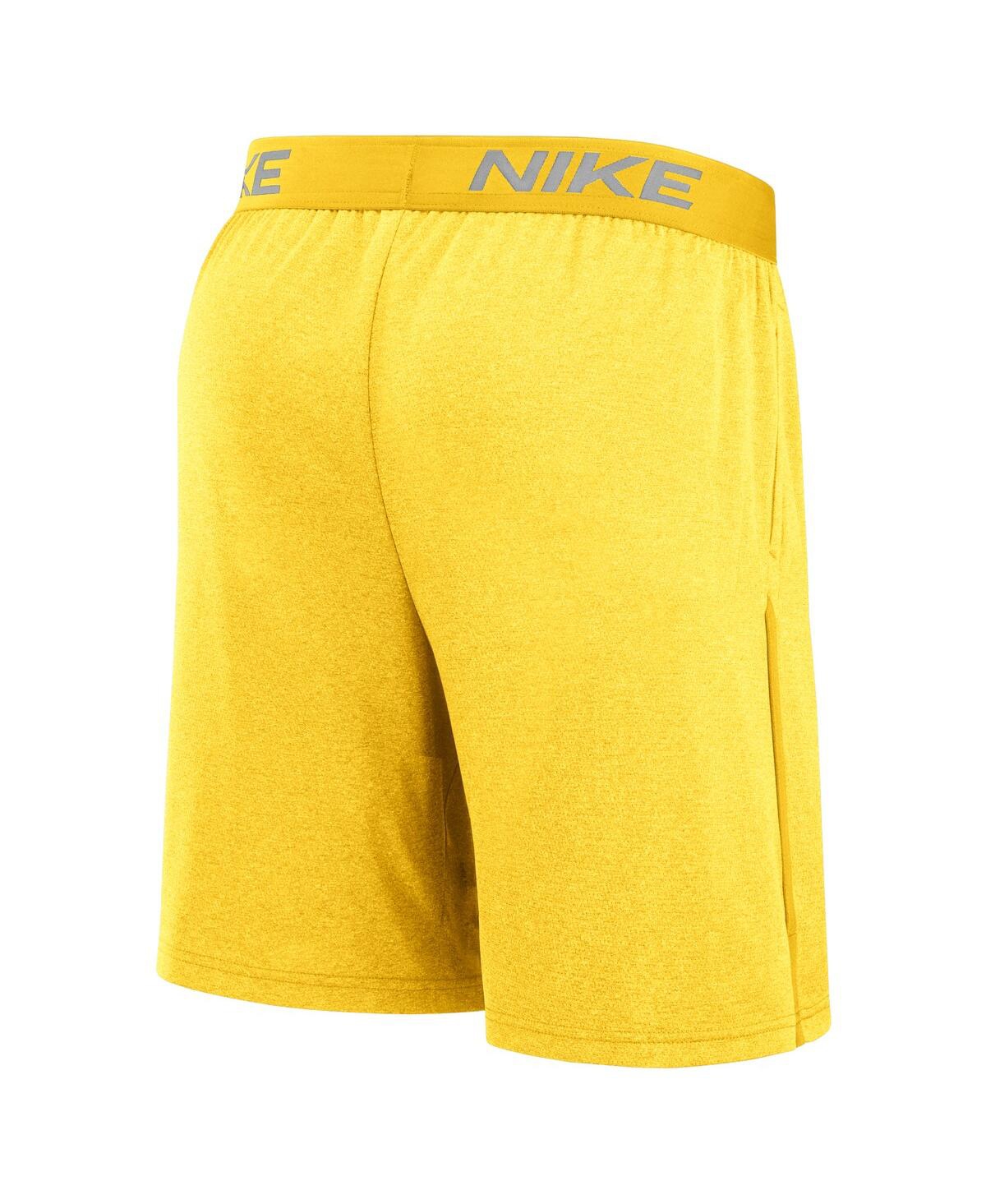 Nike Men'sBoston Red Sox City Connect Performance Practice Shorts - Gold