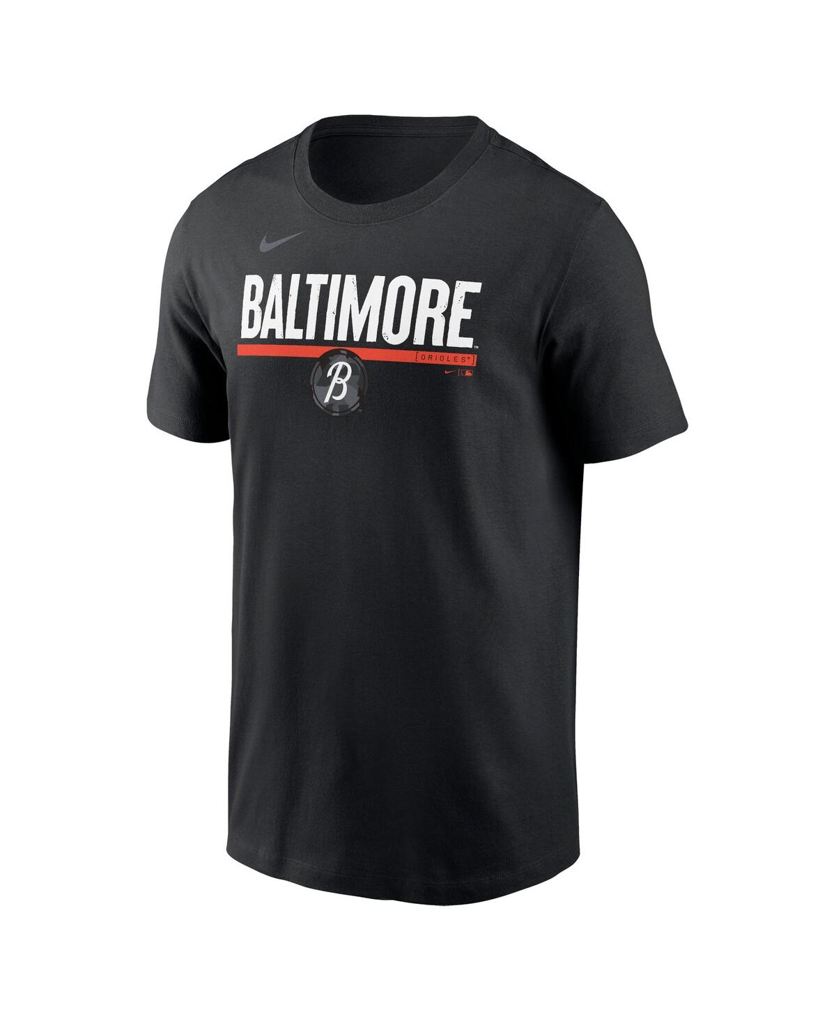 Nike Men'sBaltimore Orioles 2-Hit Speed City Connect T-Shirt - Black