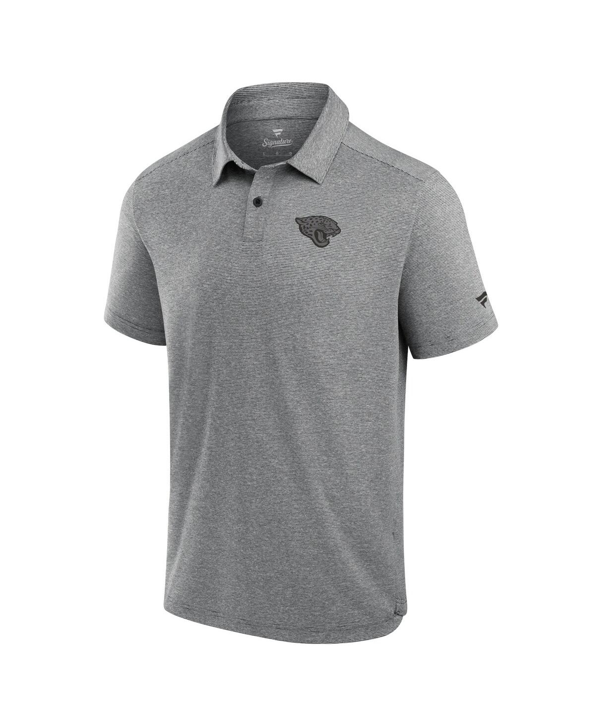 Fanatics Men's Black Jacksonville Jaguars Front Office Tech Polo Shirt In Black