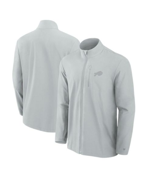 Мужская куртка Fanatics Signature Gray Buffalo Bills Front Office Woven Full-Zip