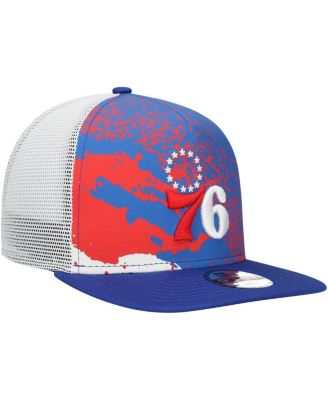 Big Boys and Girls Royal Philadelphia 76ers Court Sport 9FIFTY Snapback Hat