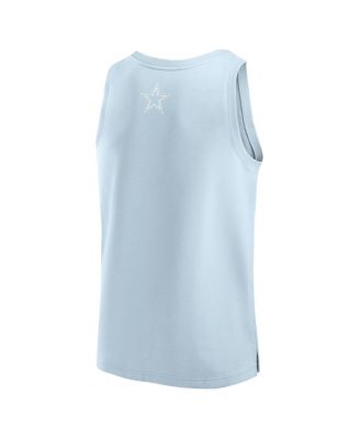 Men's Light Blue Dallas Cowboys Elements Tank Top