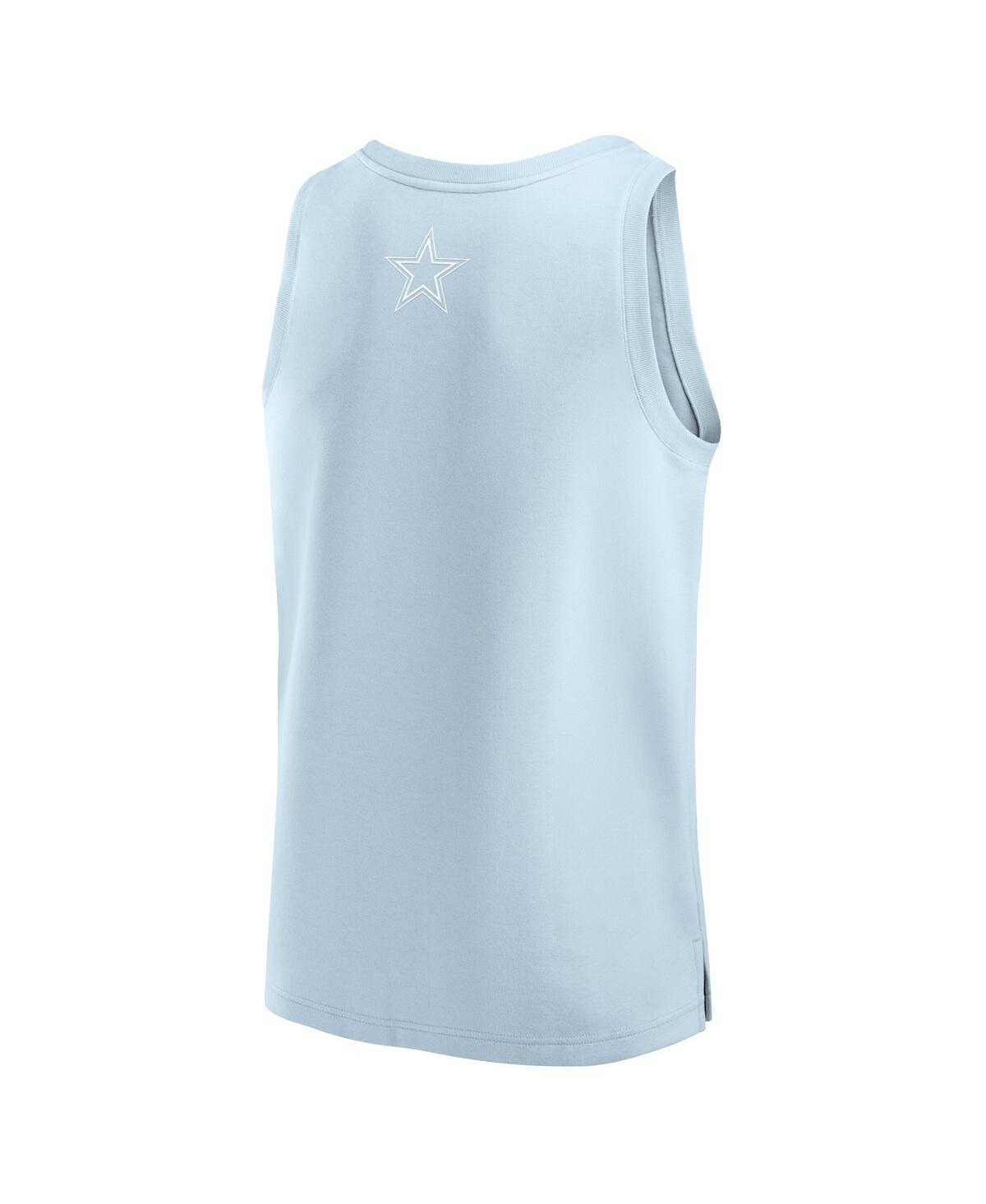Fanatics Men's Light Blue Los Angeles Dodgers Elements Tank Top In Light Blue