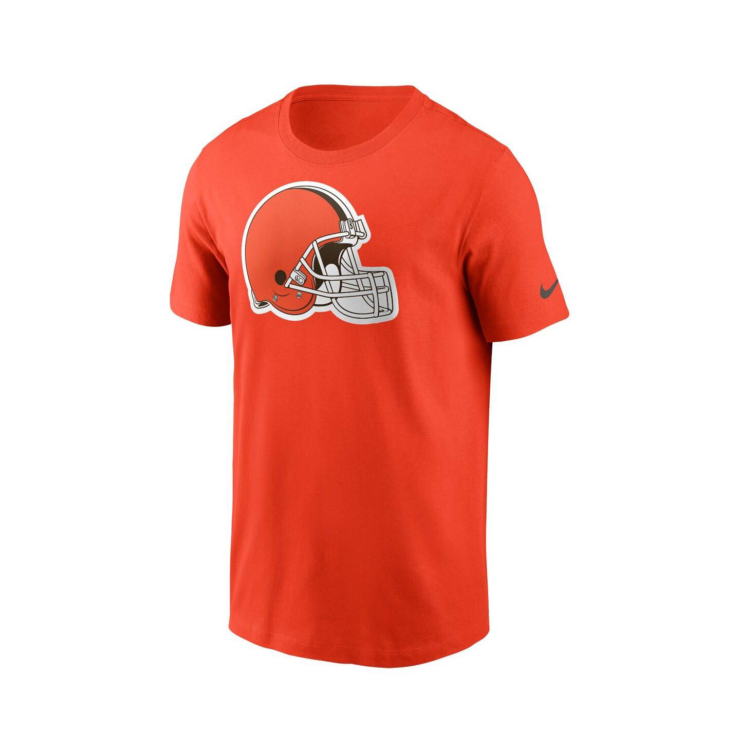 Мужская футболка Nike Orange Cleveland Browns Logo Essential — фото 2
