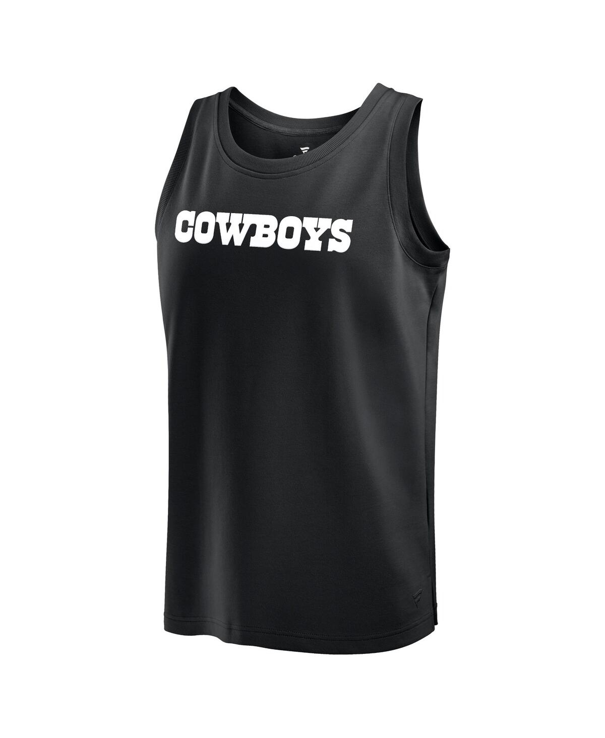 Fanatics Men's Black Dallas Cowboys Elements Tank Top In Black