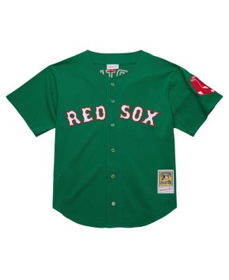 Big Boys and Girls David Ortiz Green Boston Red Sox Cooperstown Collection&nbsp;Mesh Batting Practice Jersey