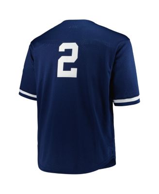 Men's Derek Jeter Navy New York Yankees Big Tall Cooperstown Collection Mesh Batting Practice Jersey