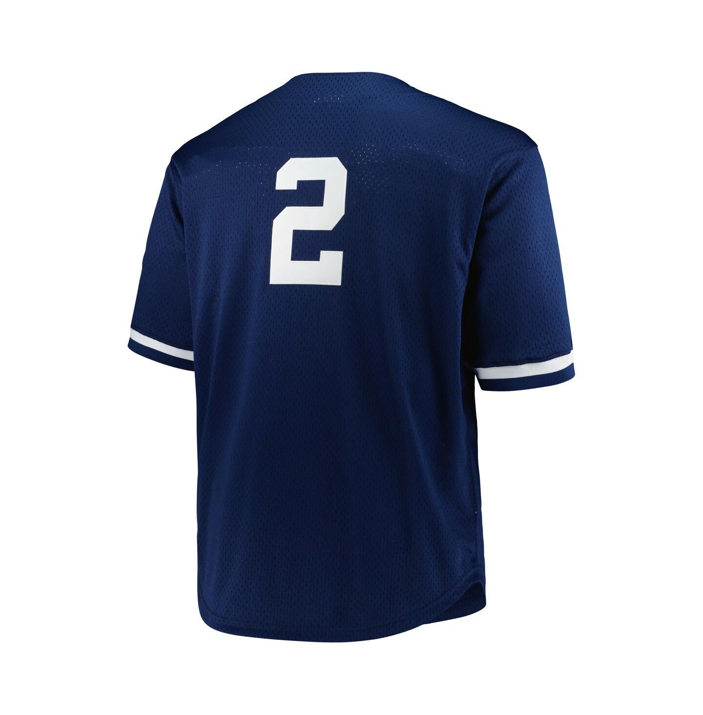 Мужское джерси Mitchell & Ness Derek Jeter New York Yankees Big & Tall Cooperstown, Navy — фото 2