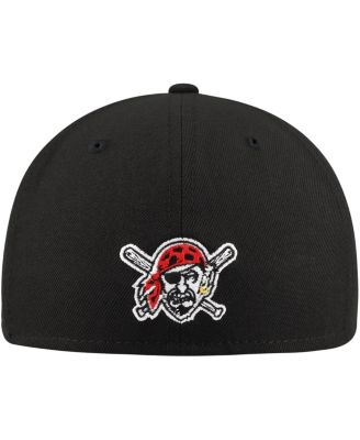 Men's Black Pittsburgh Pirates Shadow Logo 59FIFTY Fitted Hat