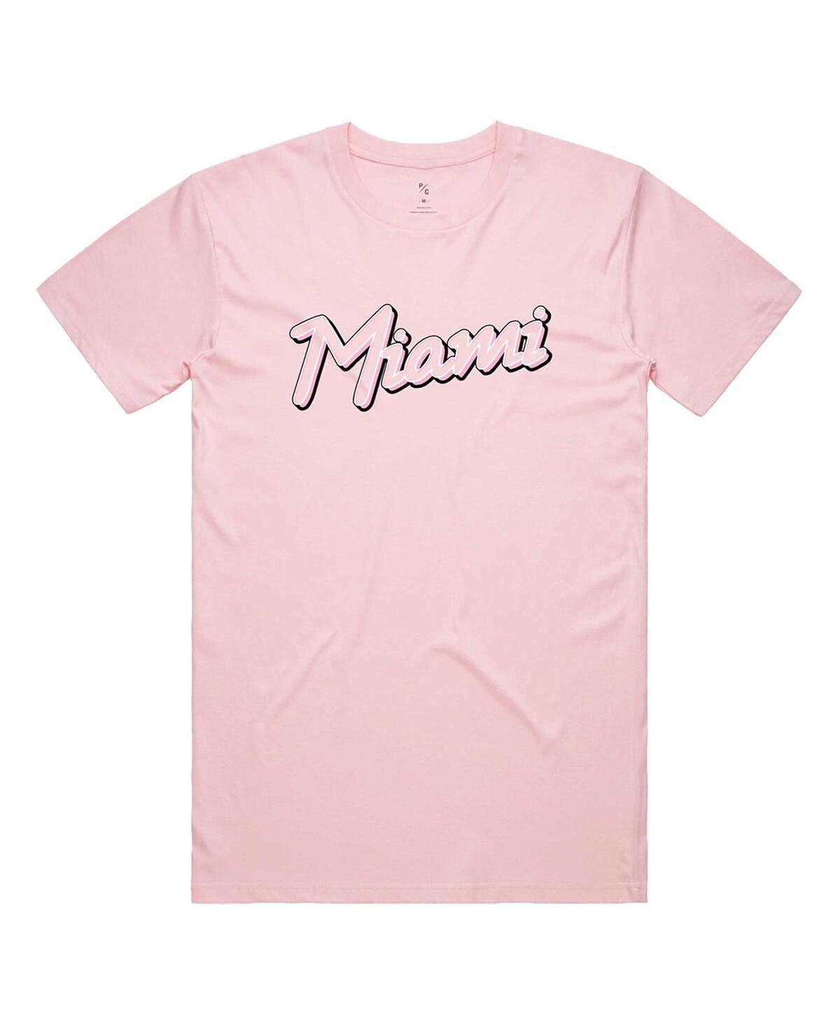 PEACE COLLECTIVE MEN'S AND WOMEN'S PINK INTER MIAMI CF VICE ESSENTIALS T-SHIRT 