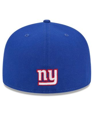 Men's Royal New York Giants 100th Season 59FIFTY Fitted Hat