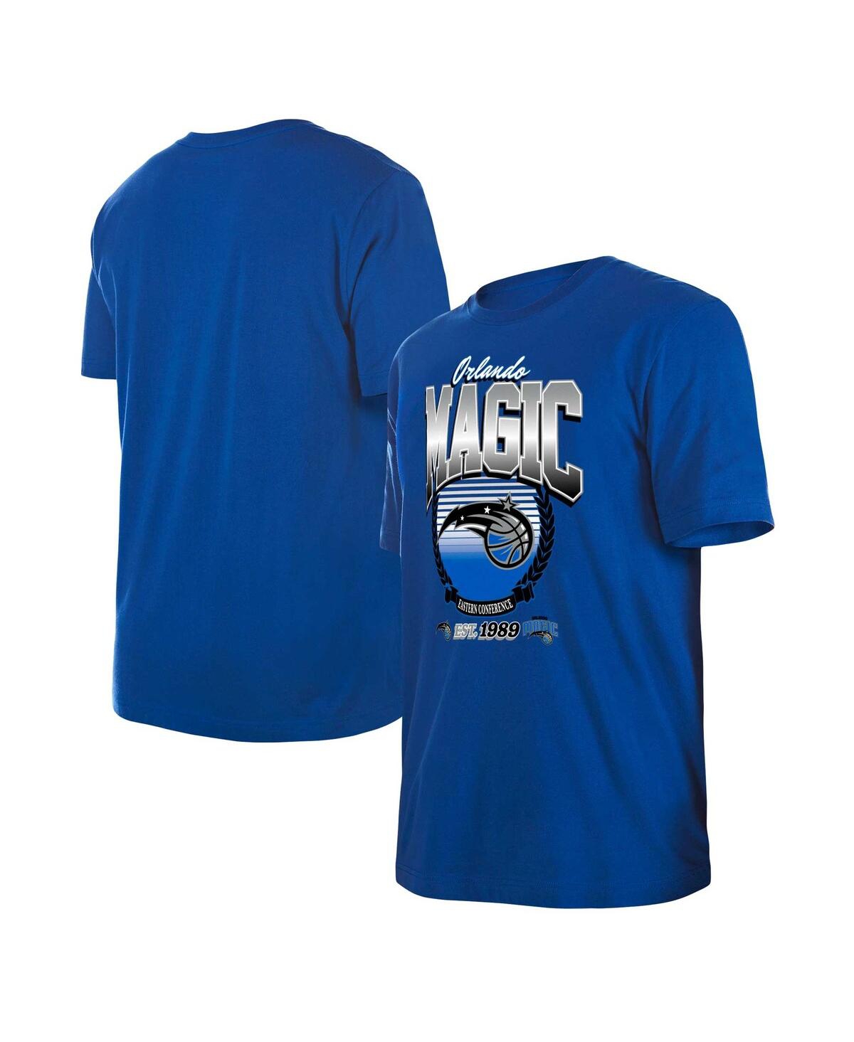 NEW ERA MEN'S AND WOMEN'S BLUE ORLANDO MAGIC SUMMER CLASSICS T-SHIRT 