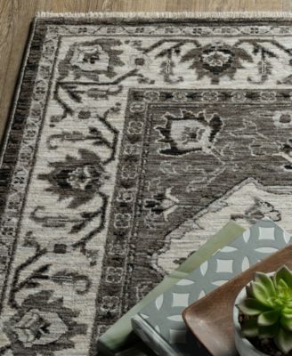 Oriental Weavers Chamberlain Rug Collection In Charcoal