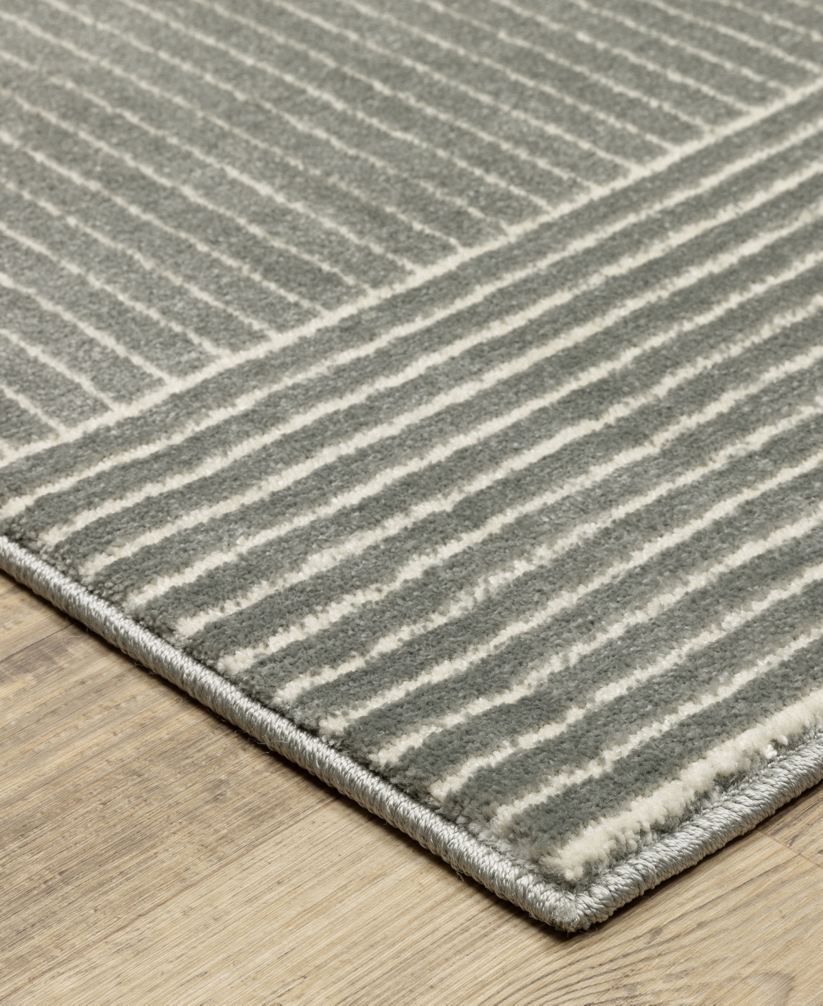 Oriental Weavers Raylan Ray08 5'3x7'6 Area Rug In Gray