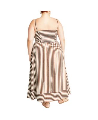 Plus Size Stripe Zaya Dress