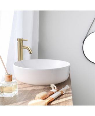 Single Handle Tall Vessel Faucet Bathroom Mixer Tap with Pop-up Drain