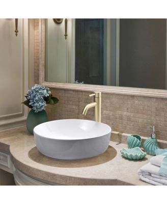 Single Handle Tall Vessel Faucet Bathroom Mixer Tap with Pop-up Drain