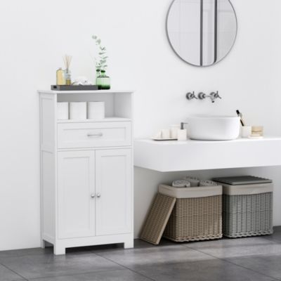 23.5" W Drawer and Shelf Bathroom Storage Cabinet