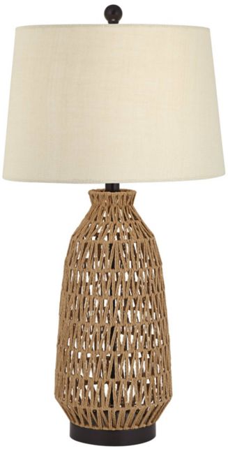 San Carlos Modern Coastal Cottage Table Lamp 29" Tall with USB Charging ...