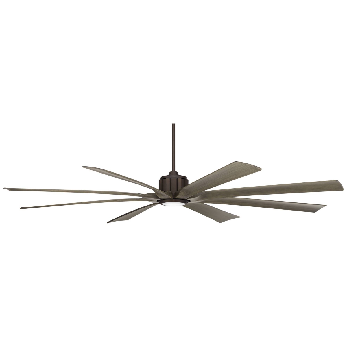 Possini Euro Design Defender Rustic Farmhouse Indoor Outdoor Ceiling Fan with Dimmable Led Light Remote Control Oil Rubbed Bronze Damp Rated for P
