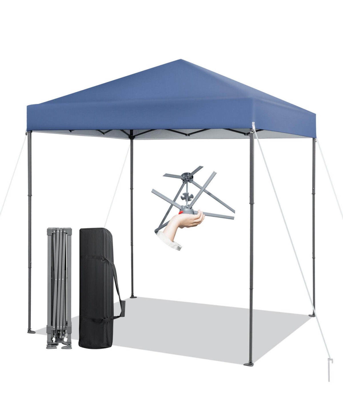 Slickblue 6.6 x 6.6 Feet Outdoor Pop-up Canopy Tent with Upf 50+ Sun Protection