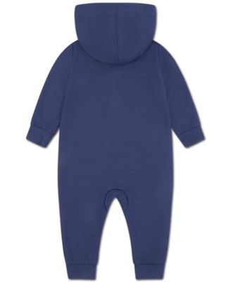 Baby Boys' Hooded Long-Sleeve Coverall