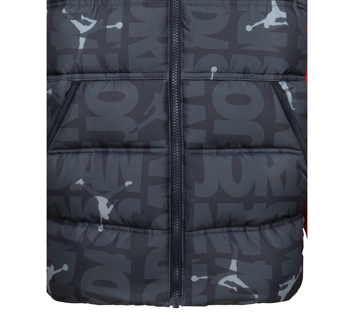 Jordan Big Boys Layered-Look Hooded Jacket - W0gassorte