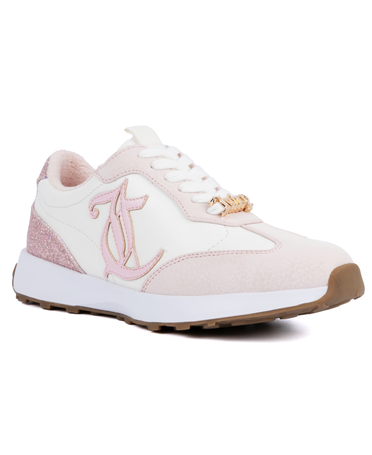 Juicy Couture Women's Eunice Lace-Up Sneakers -White