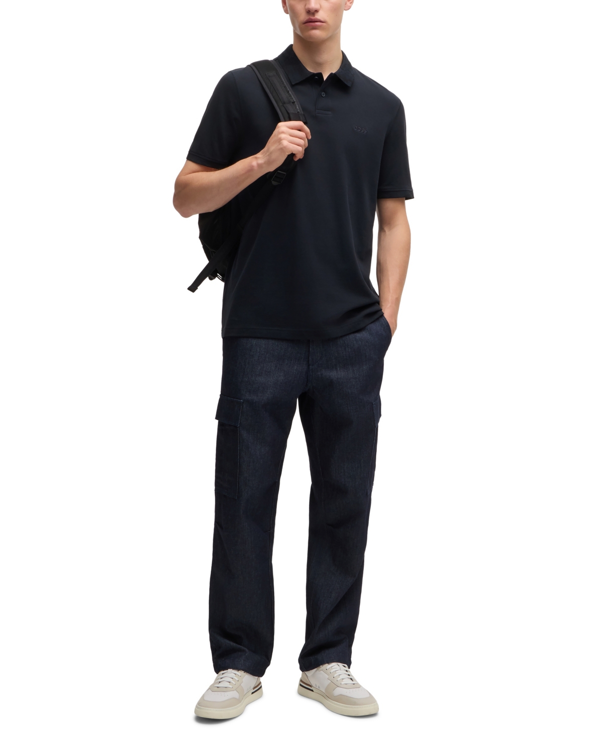 Boss by Hugo Boss Men's Cotton-Pique Polo Shirt