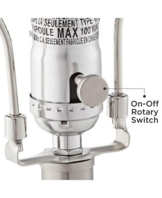 Ledger Modern Accent Table Lamps 21 3/4" High Set of 2 Mercury Glass with USB Charging Port Table Top Dimmers Off-White Shade for Desk