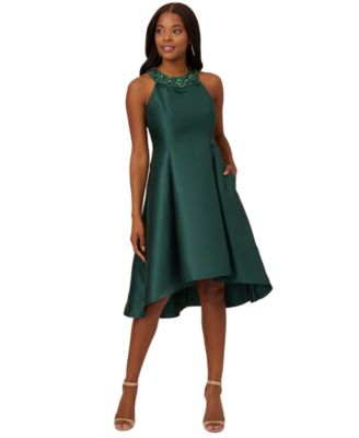 Rhinestone High-Low Dress