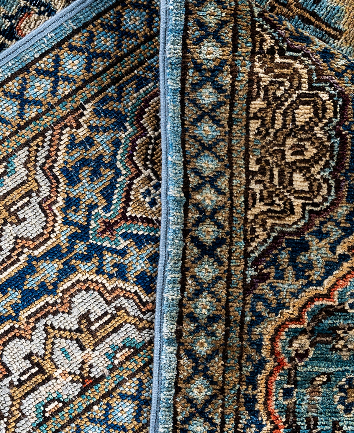 Adorn Hand Woven Rugs Serapi 6'2"x8'3" Area Rug In Light Blue