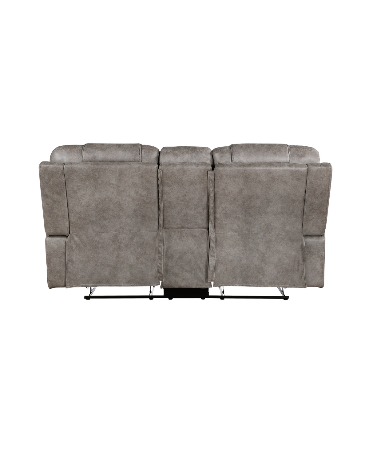 HOMELEGANCE WHITE LABEL GABI 77" DOUBLE RECLINING LOVE SEAT WITH CENTER CONSOLE 